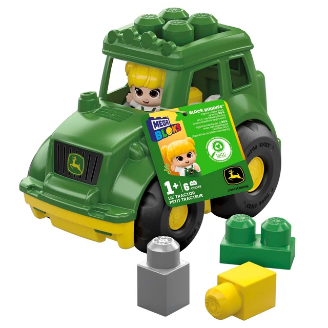 Mega Bloks John Deere Lil Tractor Building Set