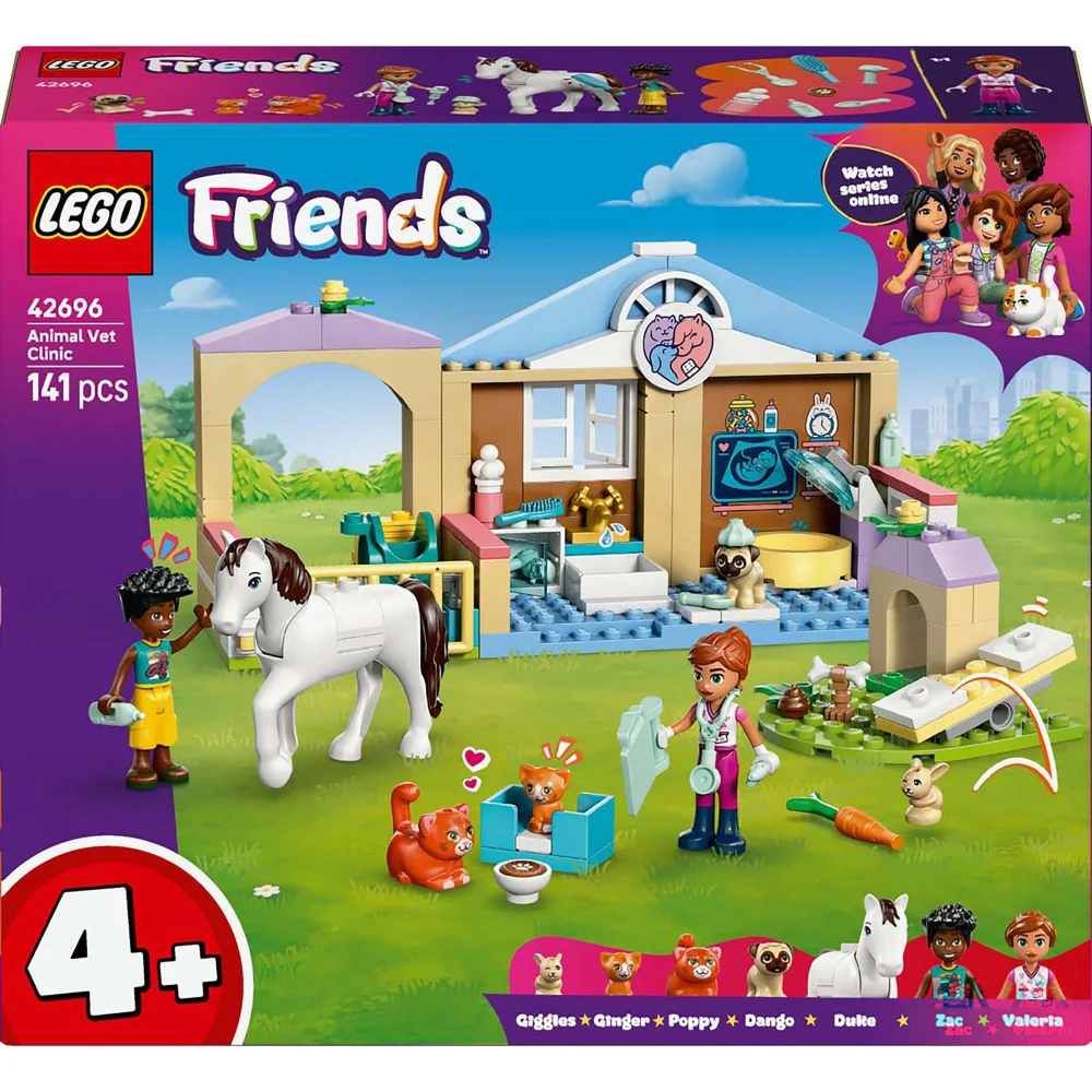 LEGO Friends Animal Vet Clinic Construction Set 42696 Image 1