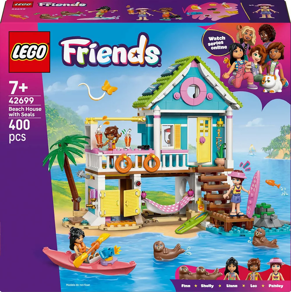 LEGO Friends Beach House With Seals Construction Set 42699 Image 1