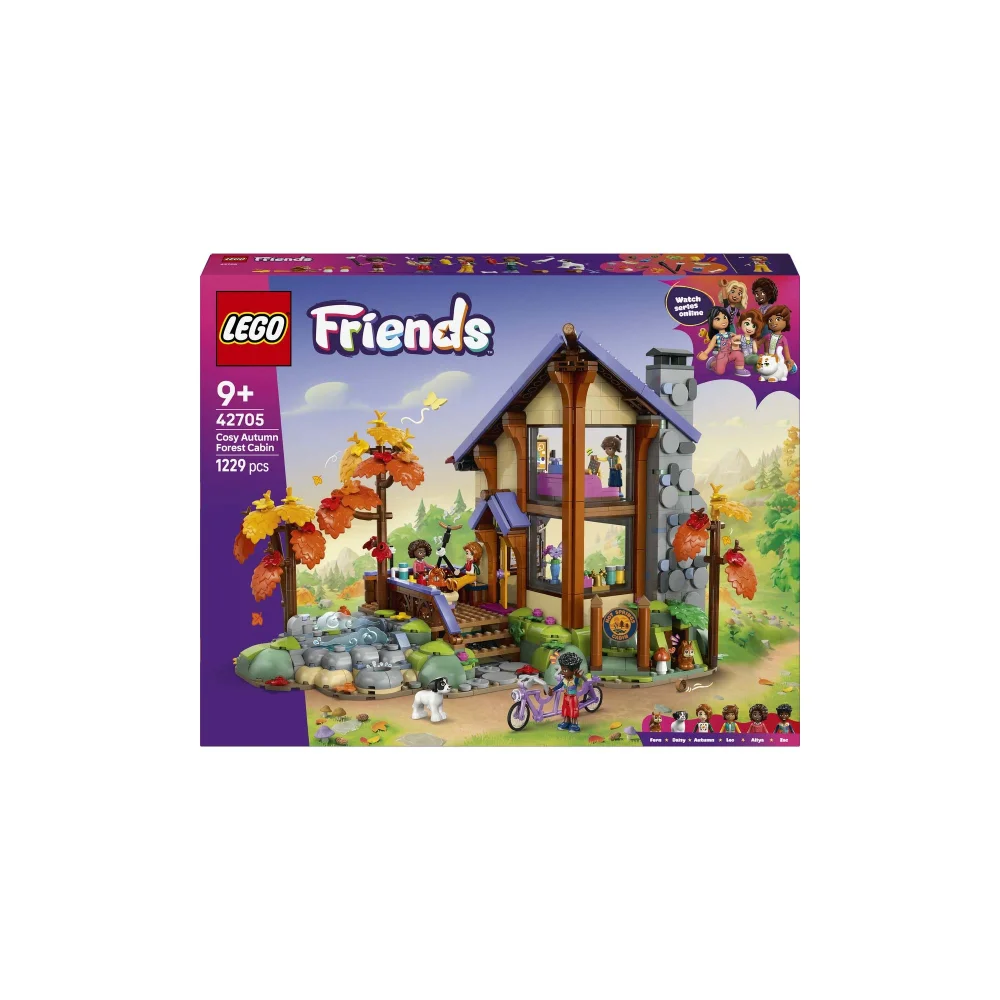 LEGO Friends Cosy Autumn Forest Cabin Construction Set 42705 Image 1