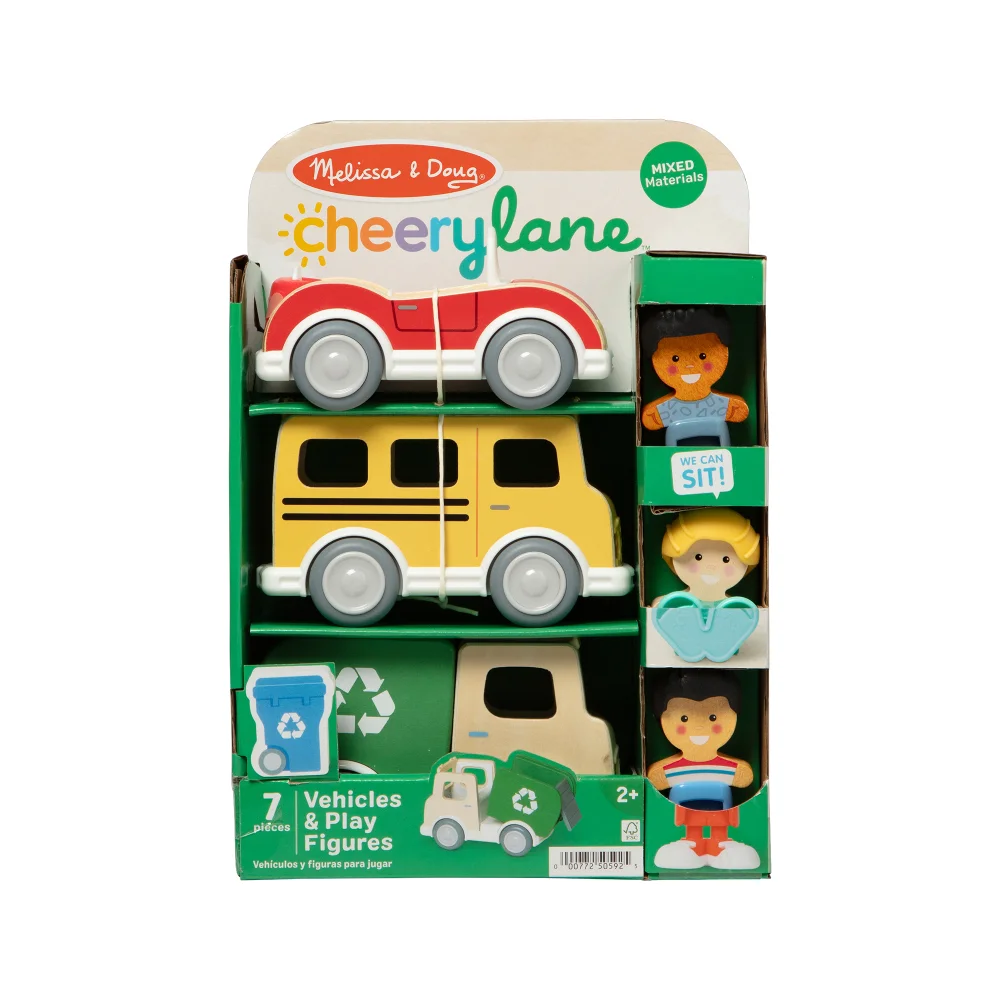 Melissa & Doug Cheery Lane Vehicle Playset Image 1