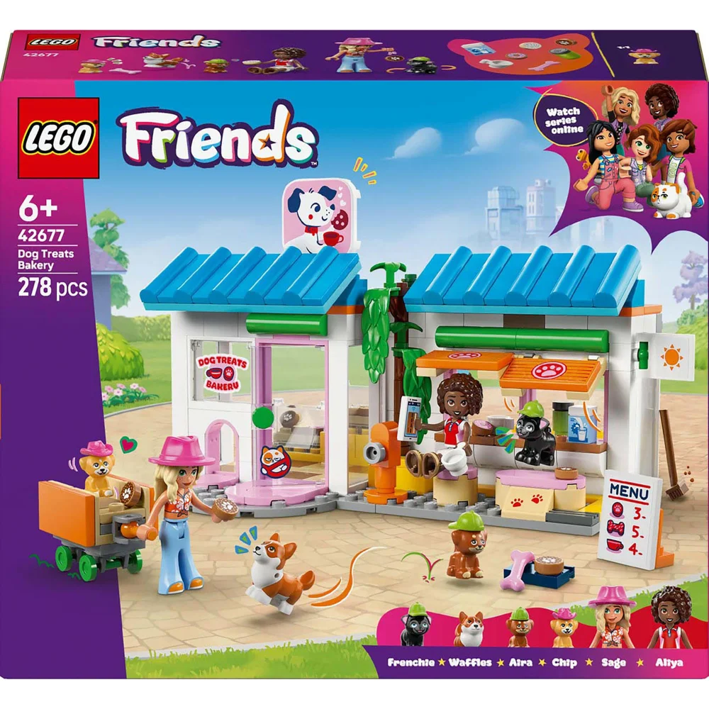 LEGO Friends Dog Treats Bakery Construction Set 42677 Image 1