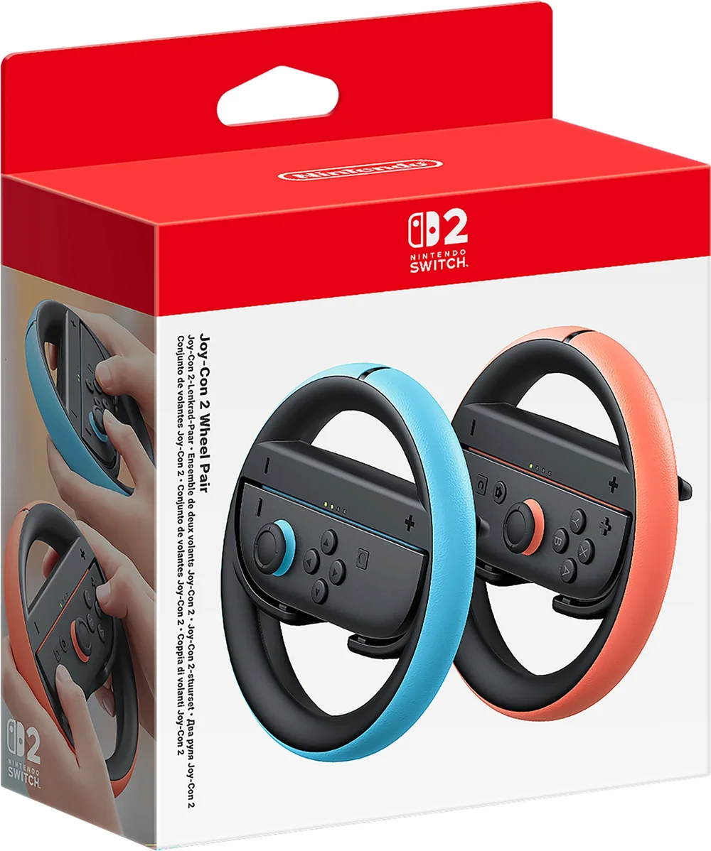 Nintendo Switch 2 Joy-Con Wheel Pair Controllers Image 1
