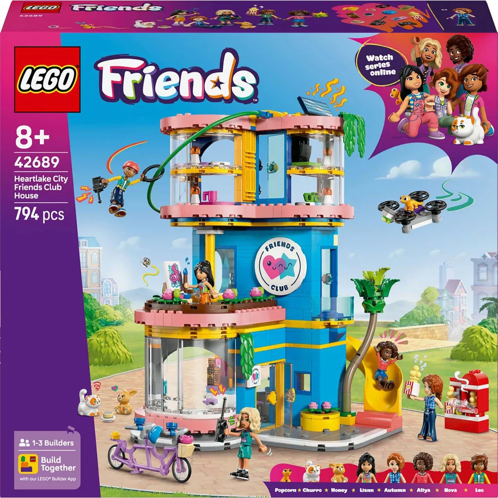 LEGO Friends Heartlake City Friends Club House Construction Set 42689 Image 1