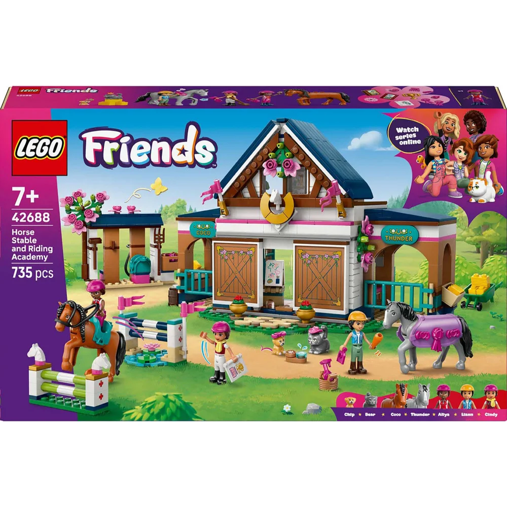 LEGO Friends Horse Stable and Riding Academy Construction Set 42688 Image 1