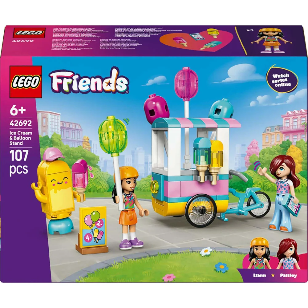 LEGO Friends Ice Cream and Balloon Stand Construction Set 42692 Image 1