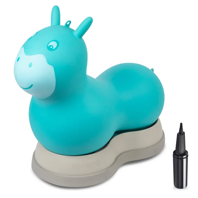 Micro 2in1 Inflatable Space Hopper Ride On Aqua