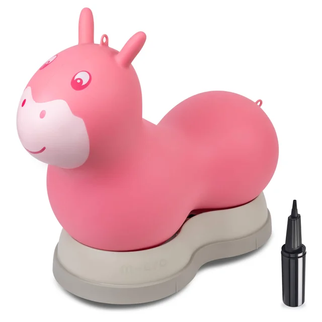 Micro 2in1 Inflatable Space Hopper Ride On Pink