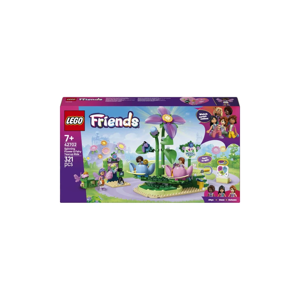 LEGO Friends Spinning Flower And Fairy Teacup Ride Construction Set 42702 Image 1