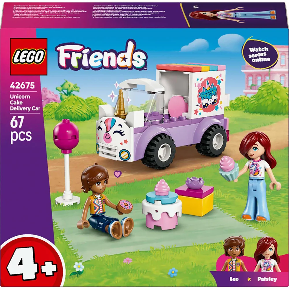 LEGO Friends Unicorn Cake Delivery Car Construction Set 42675 Image 1