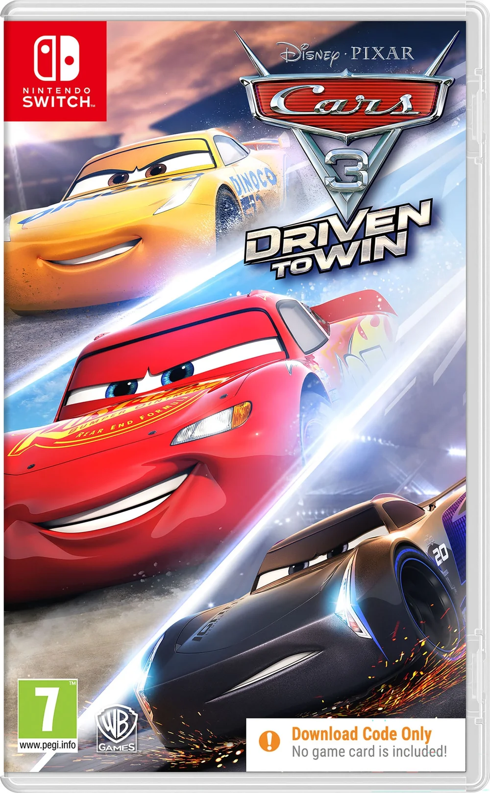 Nintendo Switch Cars 3 Driven to Win Download Code Image 1