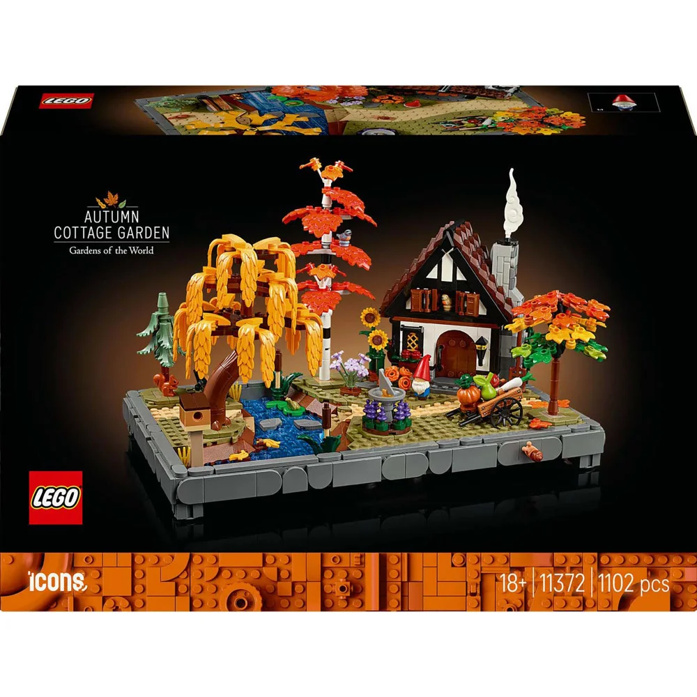 LEGO Icons Autumn Cottage Garden Construction Set 11372 Image 1