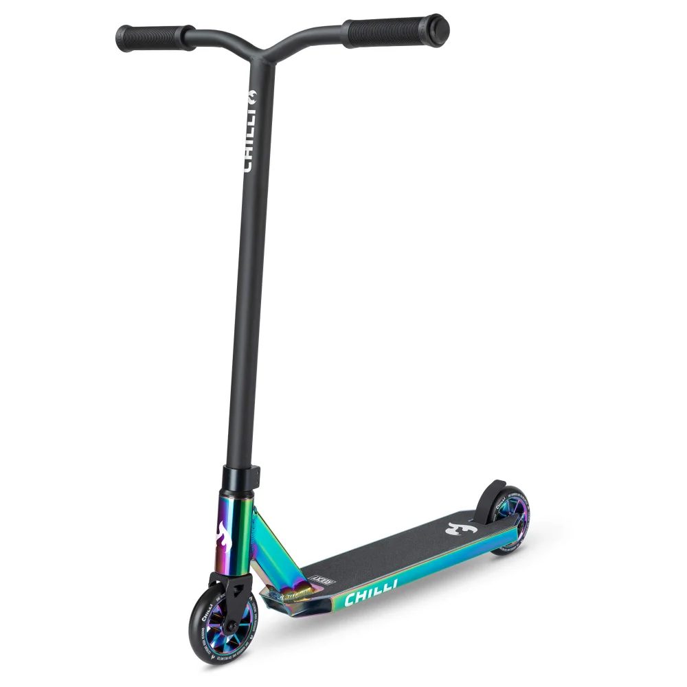 Micro 58cm Chilli Rocky Stunt Scooter Neochrome Image 1