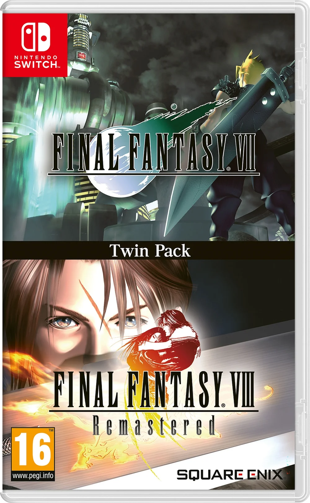 Nintendo Switch Final Fantasy VII and Final Fantasy VIII Remastered Game Twin Pack Image 1