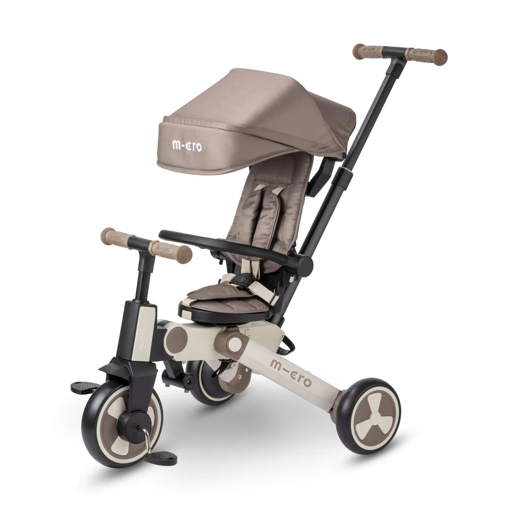 Micro 7 Stage Flexi Trike Brown Image 1