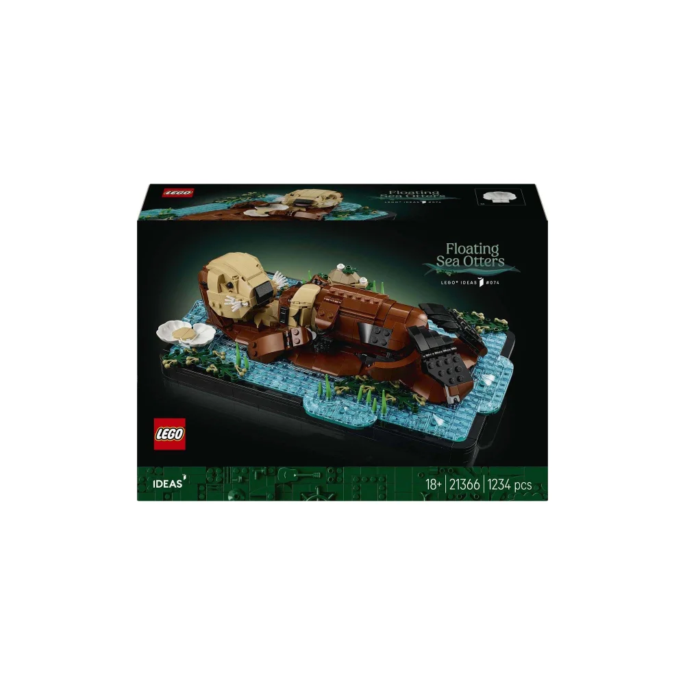 LEGO Ideas Floating Sea Otters Construction Set 21366 Image 1