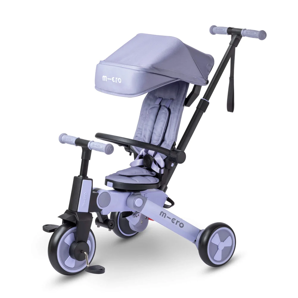 Micro 7 Stage Flexi Trike Purple Image 1