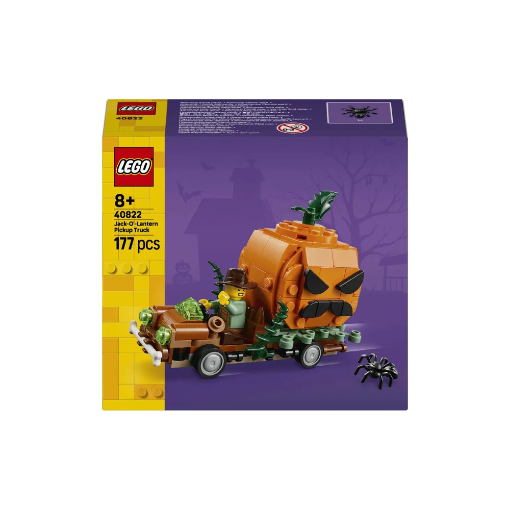 LEGO Jack-O'-Lantern Pickup Truck Construction Set 40822 Image 1
