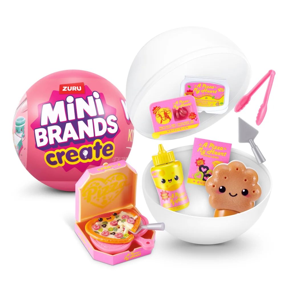 Mini Brands Create Kawaii Kitchen Mystery Capsule By ZURU (Styles Vary) Image 1