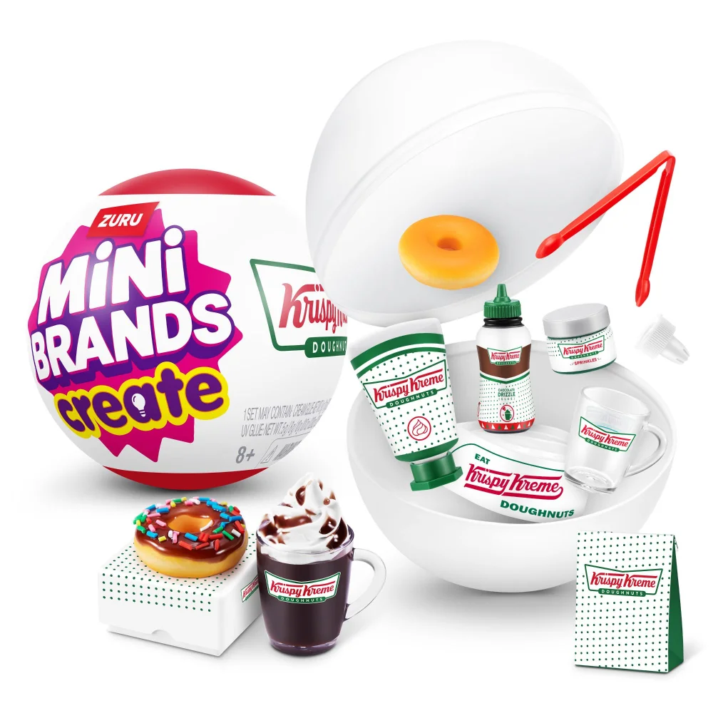 Mini Brands Create Krispy Kreme Mystery Capsule by ZURU (Styles Vary) Image 1