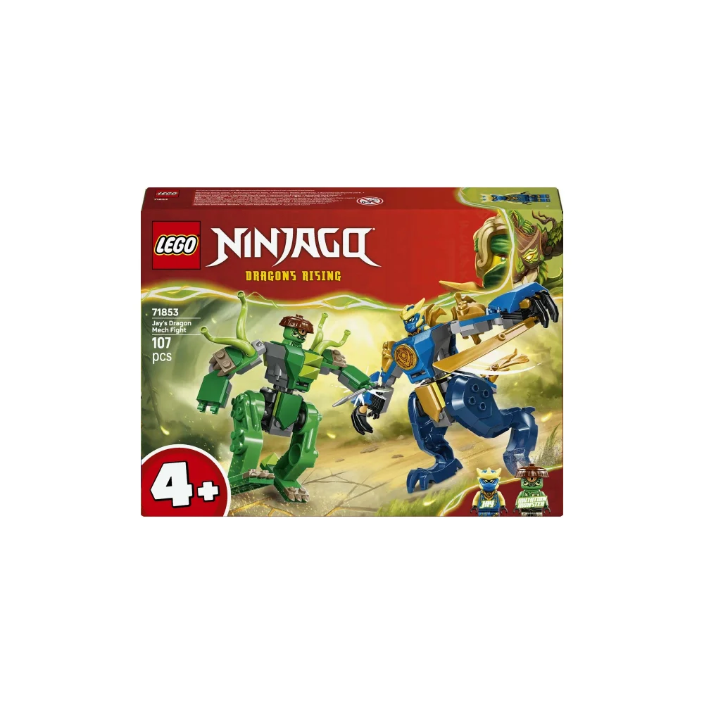 LEGO Ninjago Jay's Dragon Mech Fight Construction Set 71853 Image 1