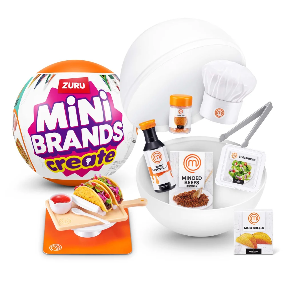 Mini Brands Create MasterChef Mystery Capsule by ZURU (Styles Vary) Image 1