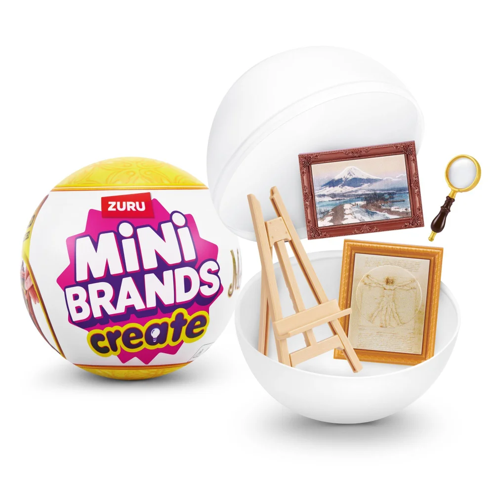 Mini Brands Create Mini Masterpieces Mystery Capsule by ZURU (Styles Vary) Image 1