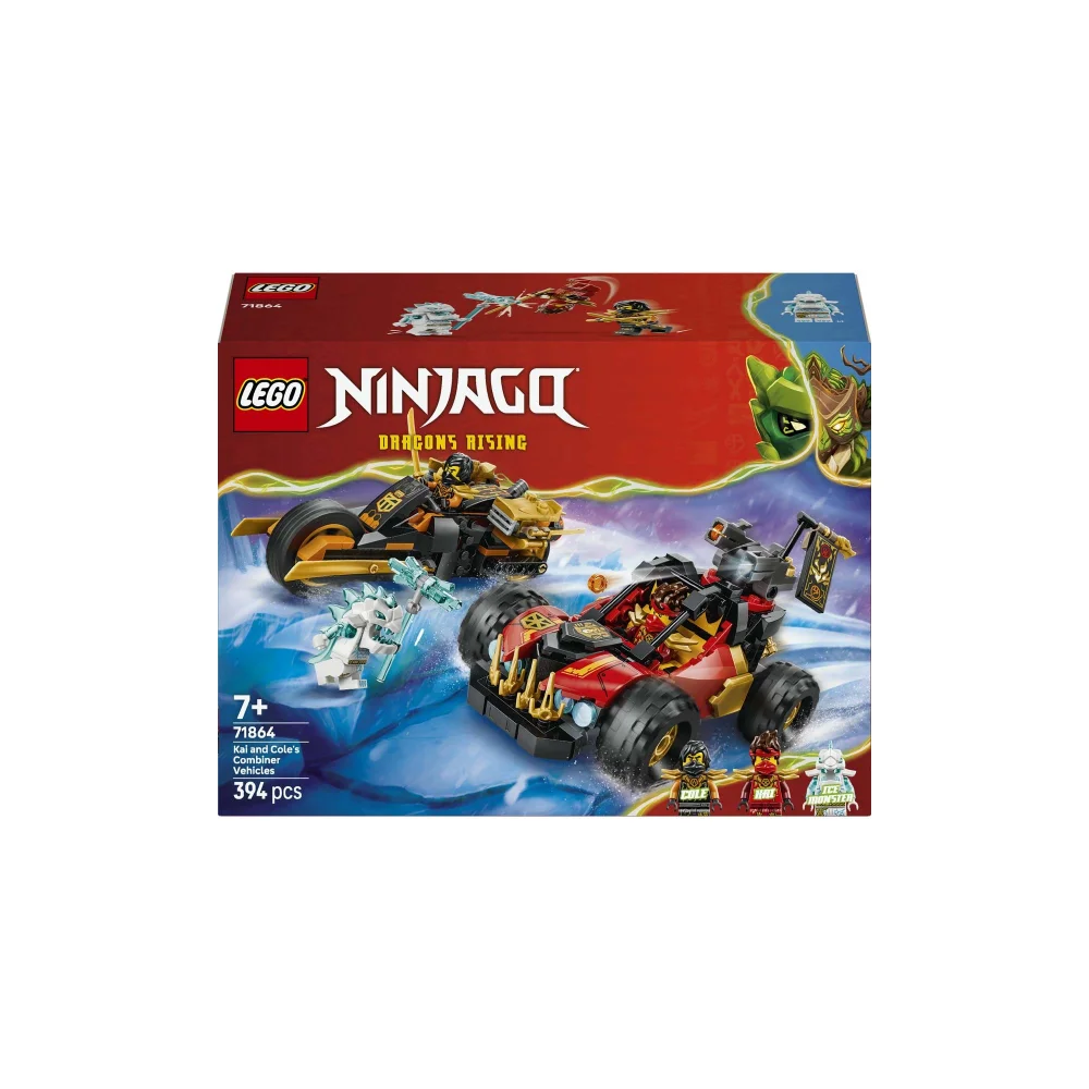LEGO Ninjago Kai And Cole's Combiner Vehicles Construction Set 71864 Image 1
