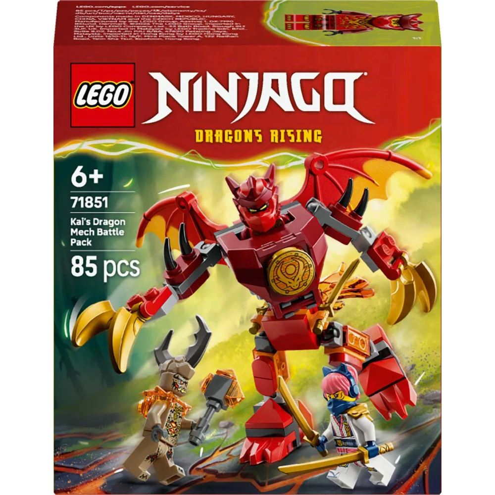 LEGO Ninjago Kai's Dragon Mech Battle Pack Construction set 71851 Image 1