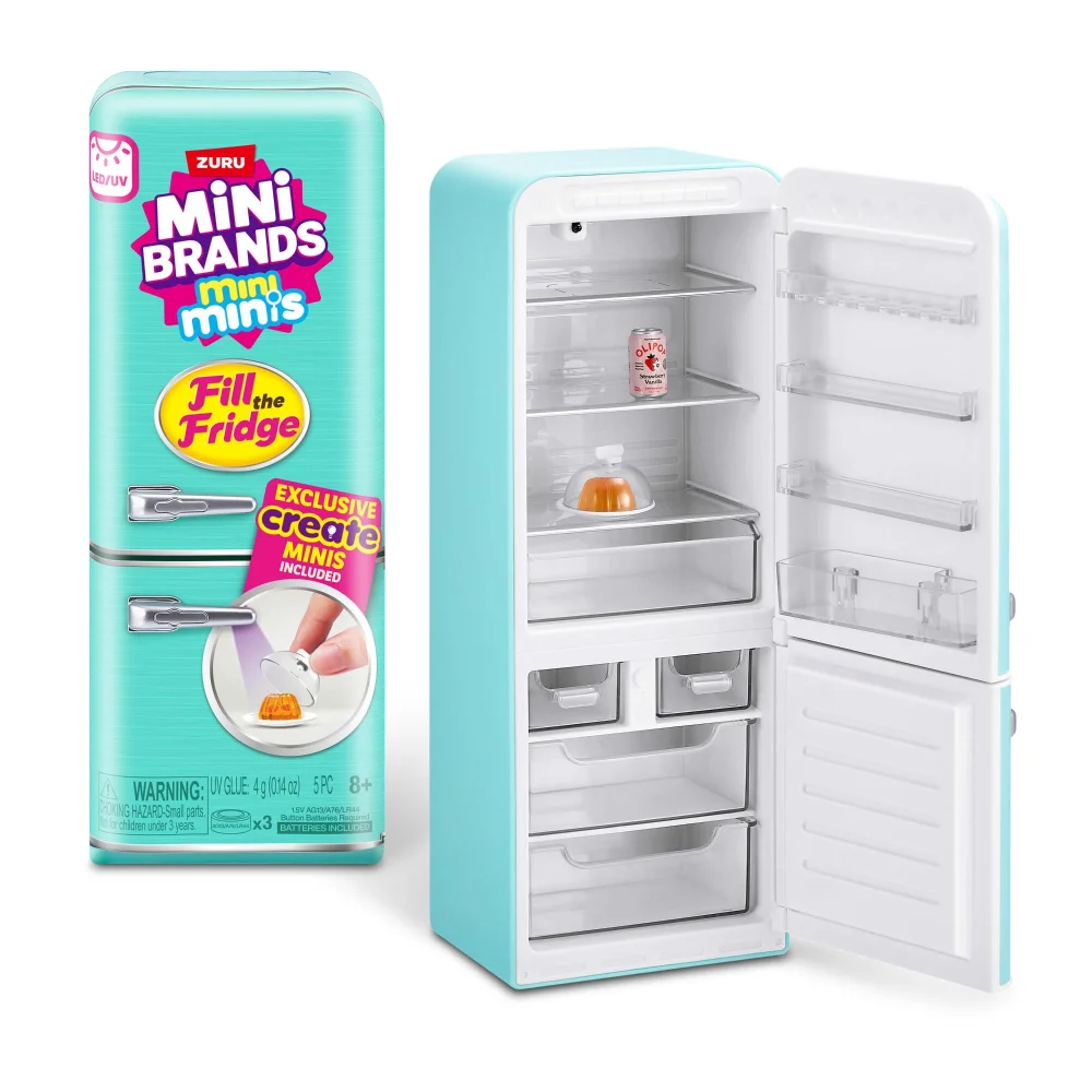 Mini Brands Fill the Fridge Playset by ZURU Image 1