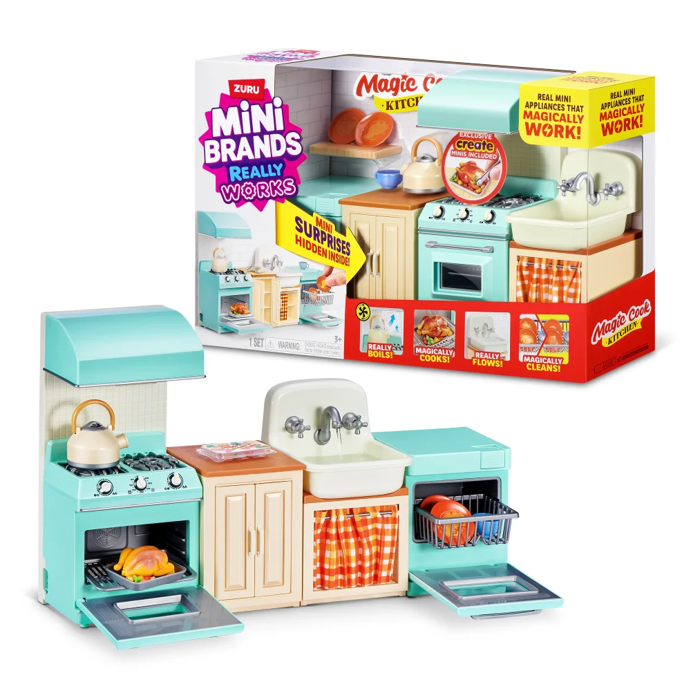 Mini Brands Really Works Magic Cook Kitchen Playset Series 1 by ZURU Image 1