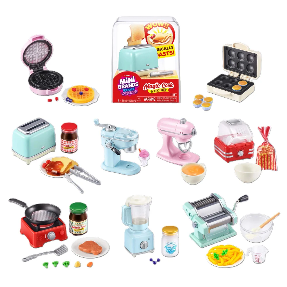 Mini Brands Really Works Magic Cook Kitchen Series 1 by ZURU (Styles Vary) Image 1