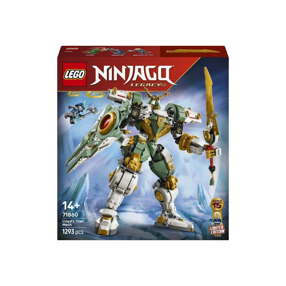 LEGO Ninjago Lloyd's Titan Mech 15th Anniversary Construction Set 71860 Image 1