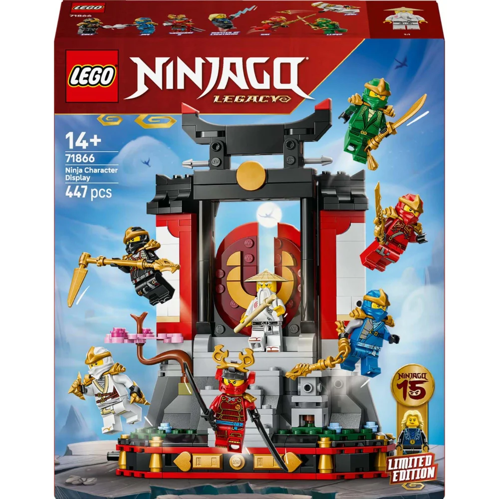 LEGO Ninjago Ninja Character Display 15th Anniversary Construction Set 71866 Image 1