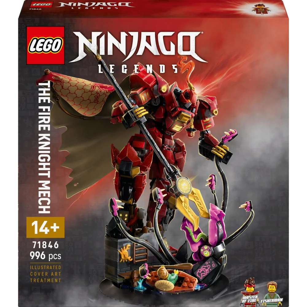 LEGO Ninjago The Fire Knight Mech Construction Set 71846 Image 1