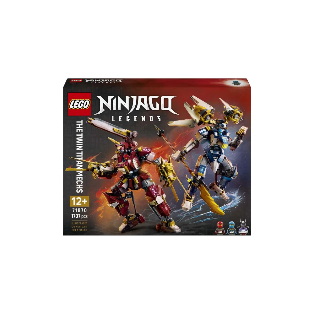 LEGO Ninjago The Twin Titan Mechs Construction Set 71870 Image 1