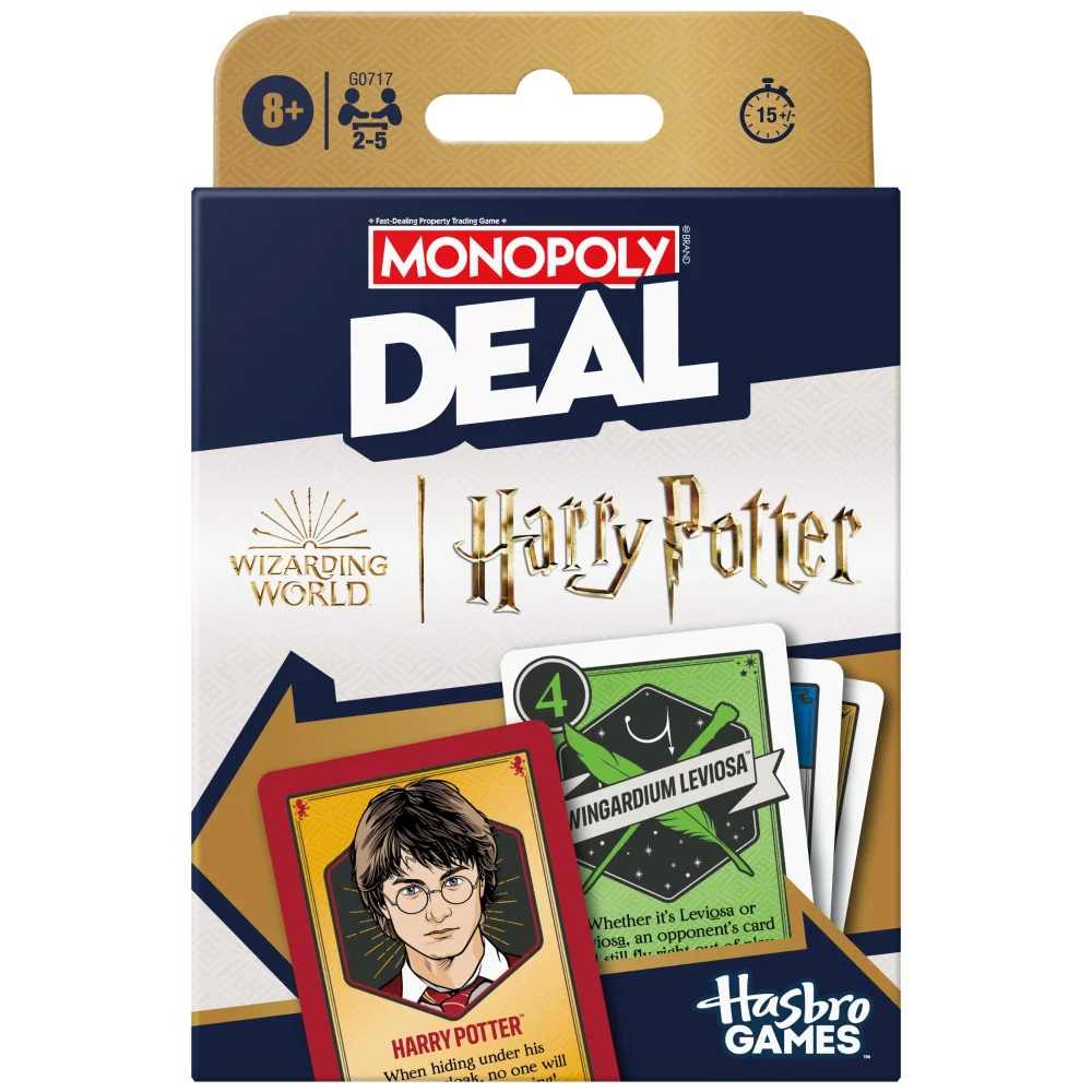 Monopoly Deal Harry Potter Card Game Image 1