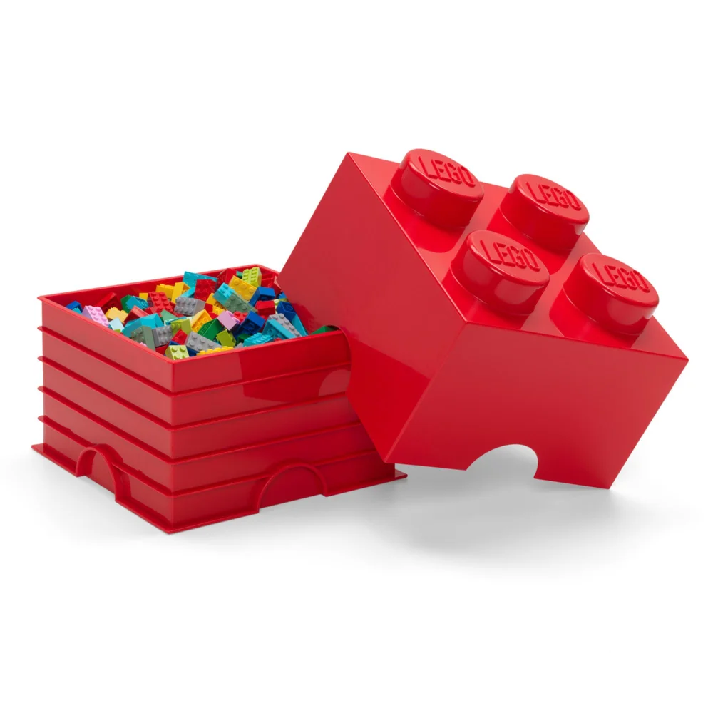 LEGO Storage Brick Red Image 1