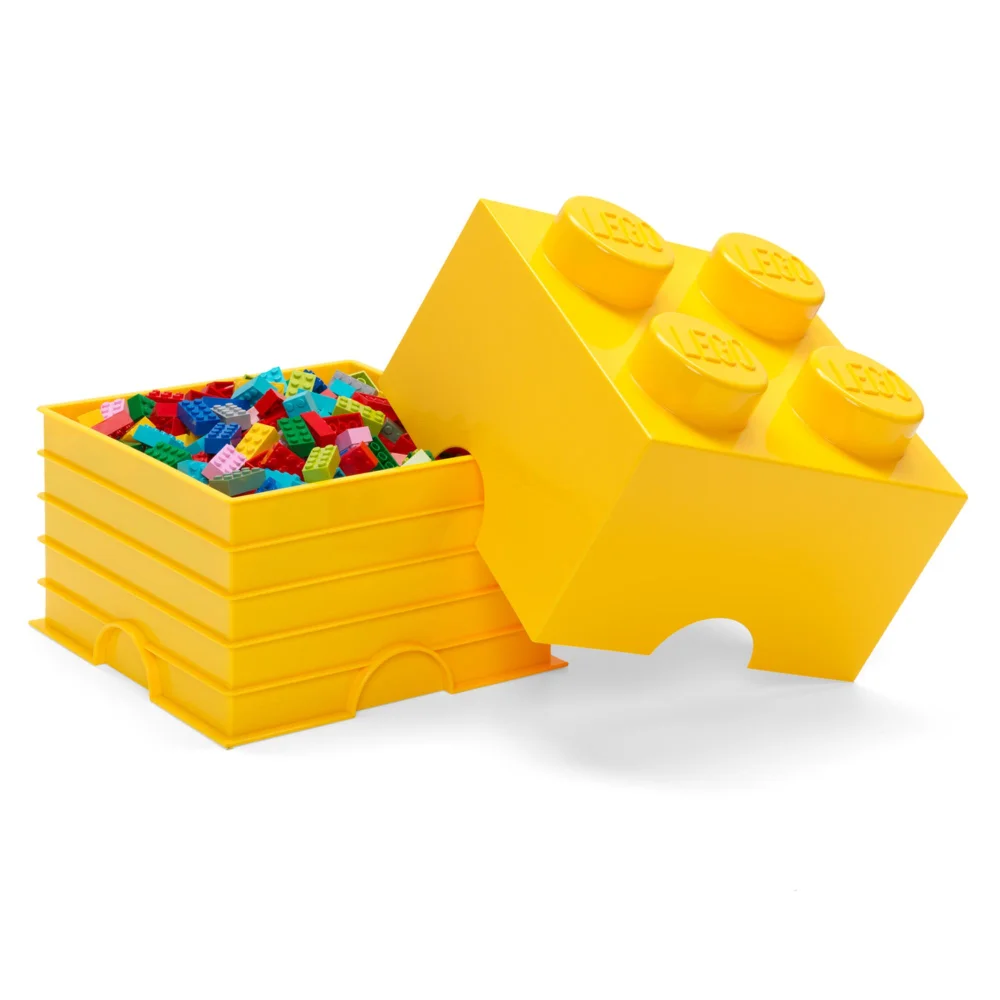 LEGO Storage Brick Yellow Image 1