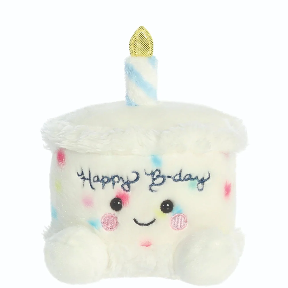 Palm Pets Birthday Cake 13cm Soft Toy Image 1