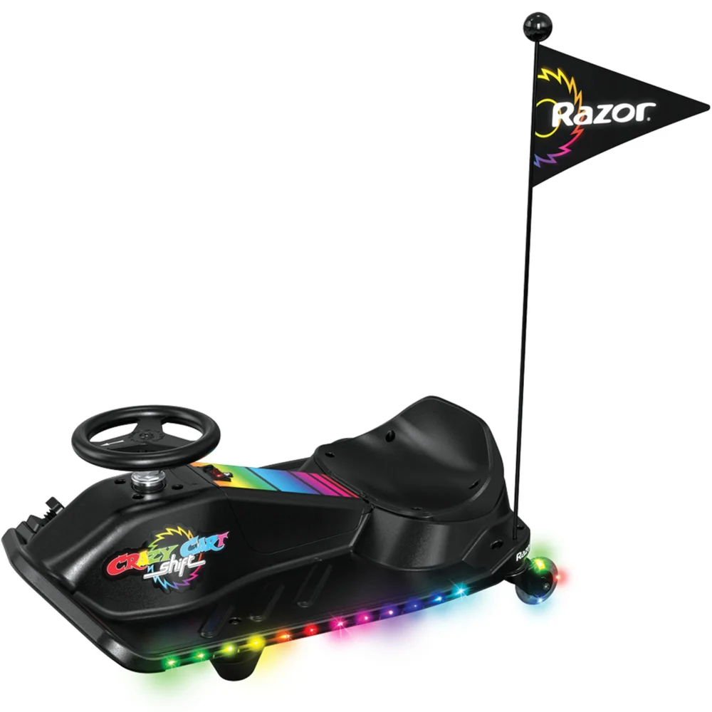 Razor Crazy Cart Shift 12V Light Up Electric Drifting Ride On Image 1