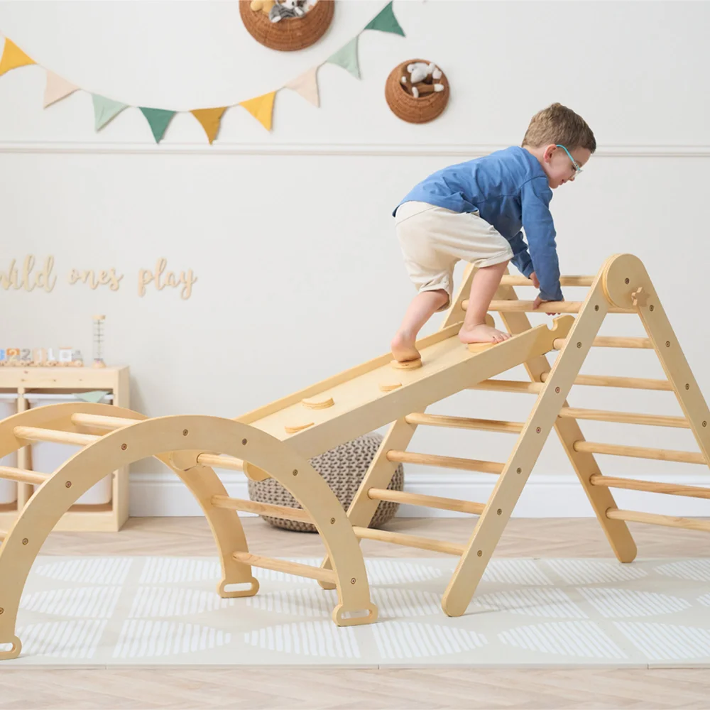 Tutti Bambini 3 in 1 Natural Climbing Frame Scala Pikler Image 1