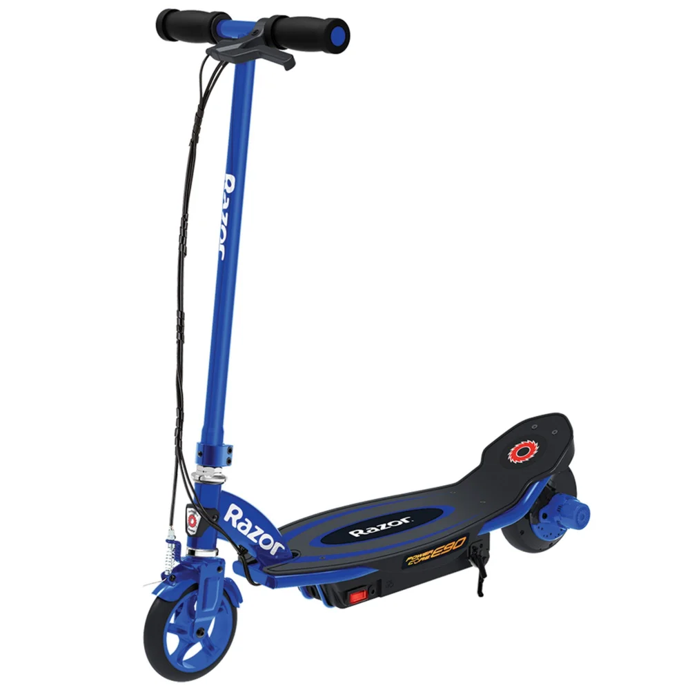 Razor PowerCore E90 12V Blue Electric Scooter Image 1