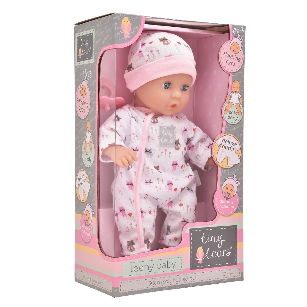 Tiny Tears Teeny Baby 30cm Soft Bodied Doll Image 1