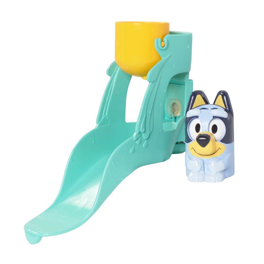 Tomy Toomies Bluey's Waterslide Bath Toy Image 1