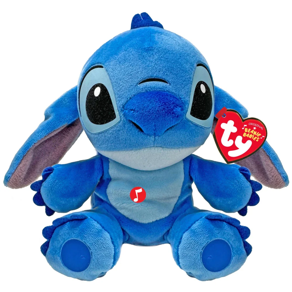 TY Beanie Babies Disney Stitch Sounds 15cm Soft Toy (Styles Vary) Image 1