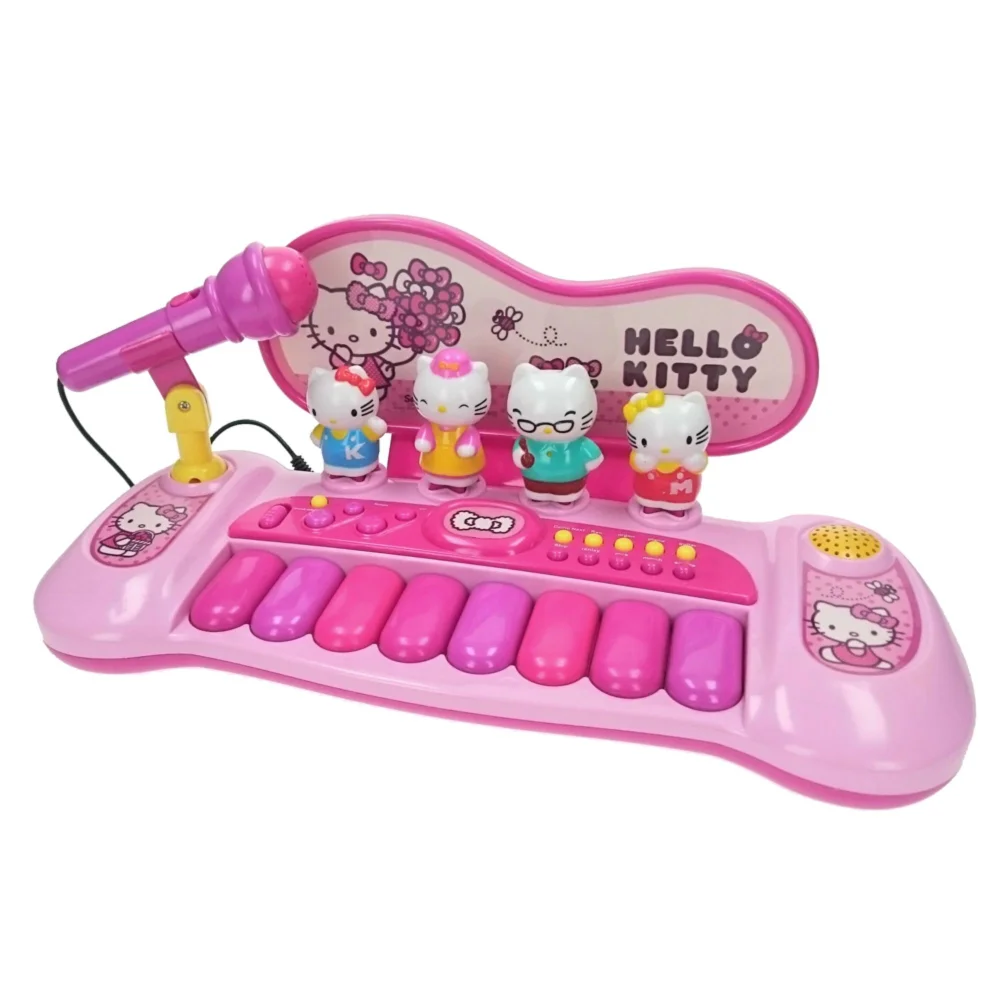 Reig Hello Kitty Pink Keyboard and Microphone Image 1
