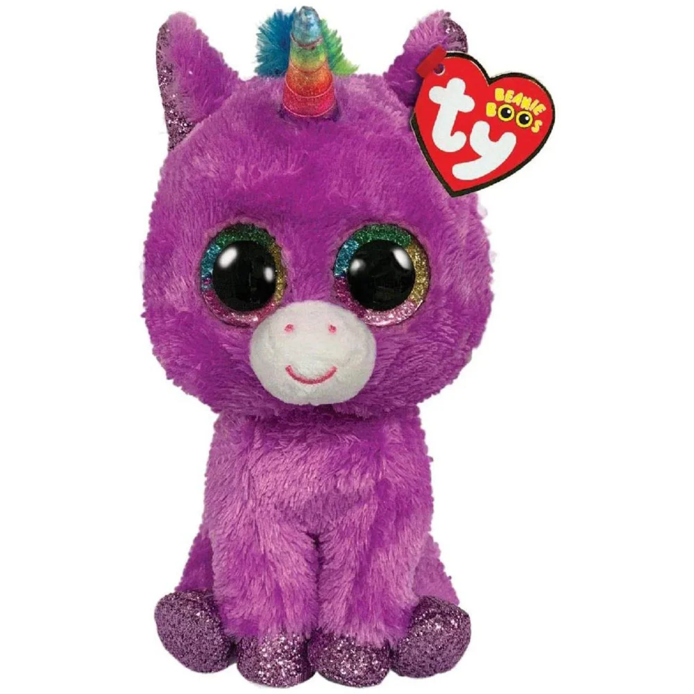 Ty Beanie Boos Rosette the Purple Unicorn 15cm Soft Toy Image 1