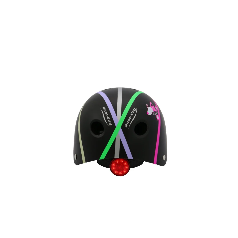 Ride-ezy Hector Blossom Pink Light Up 48-53cm Safety Helmet Image 1