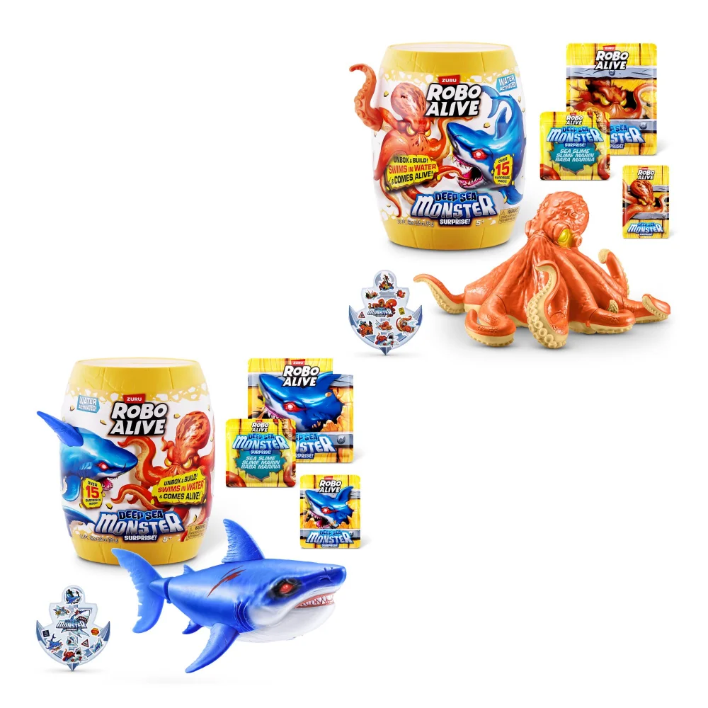 Robo Alive Deep Sea Monster Surprise Electronic Pet by ZURU (Styles Vary) Image 1